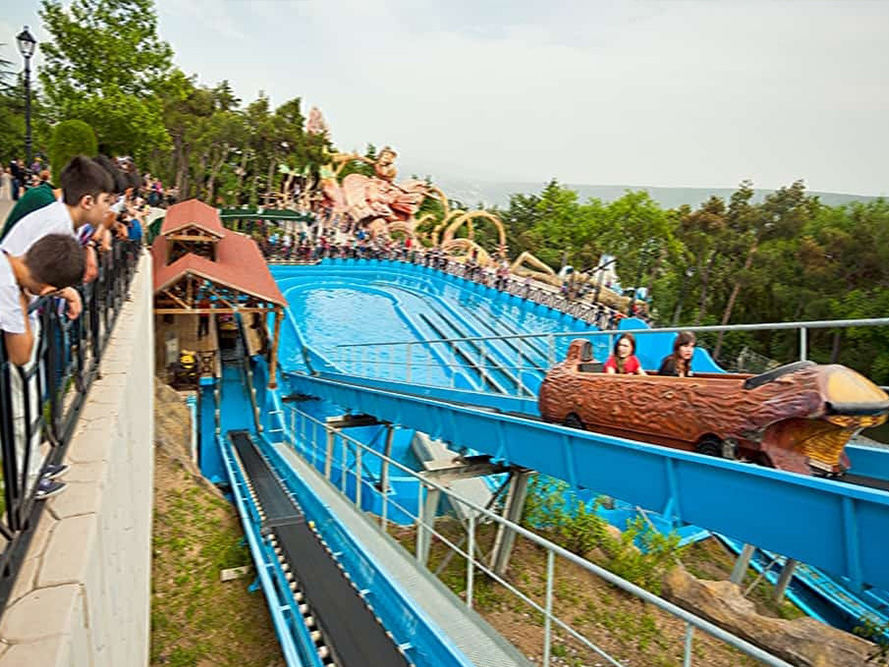 Interlink New Ride : Log Flume Rafting at Mtatsminda Park 9