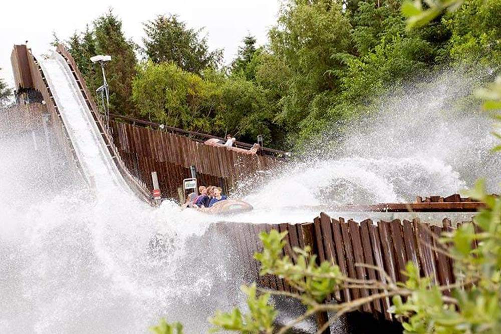 Interlink New Ride : Træstammerne Log Flume Farup Sommerland 9