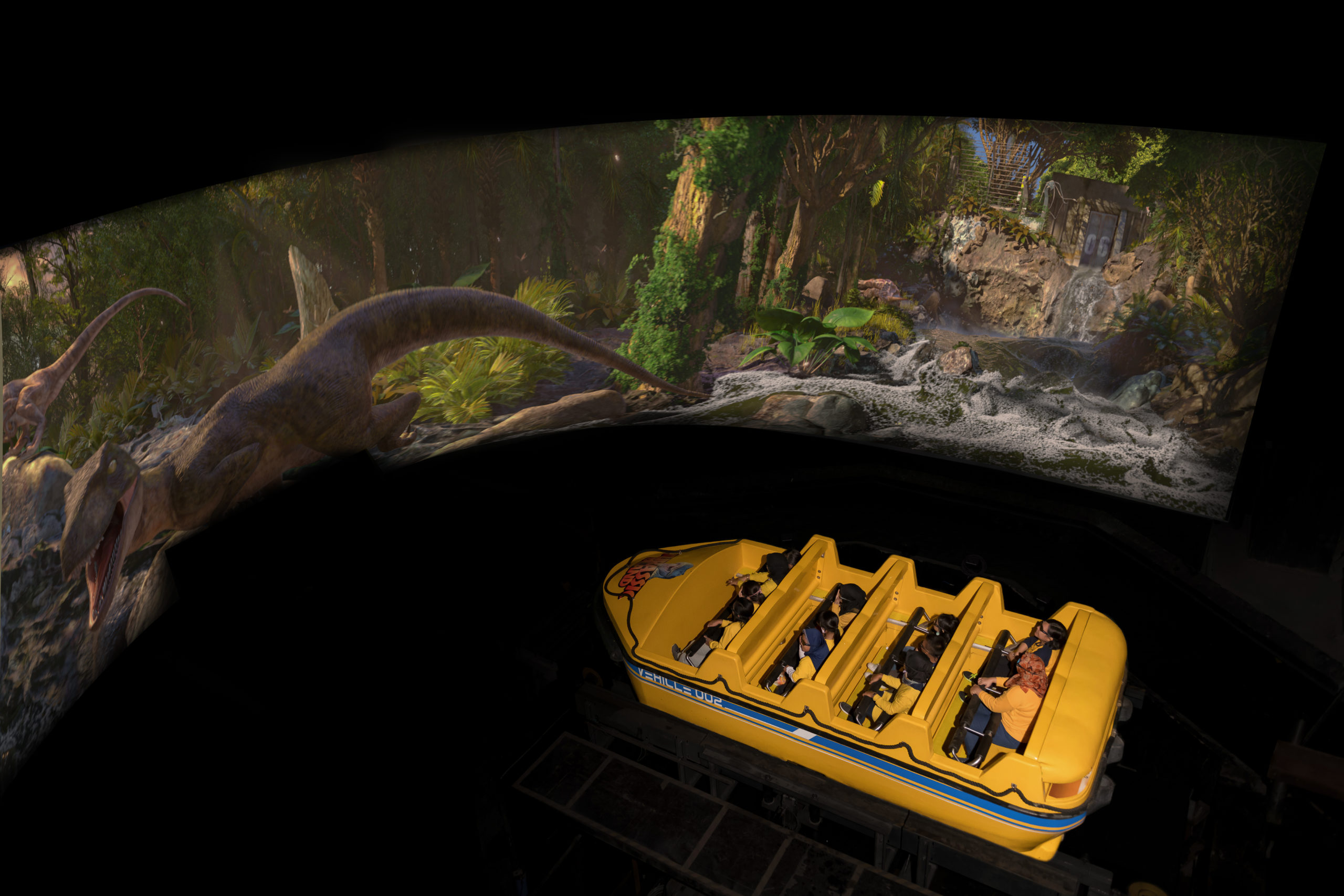 Interlink New Ride : Immersive Superflume Jurassic Island at Trans Studio Cibubur